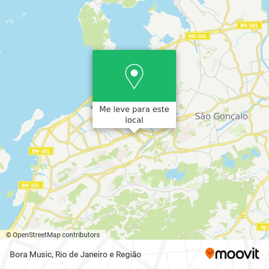 Bora Music mapa