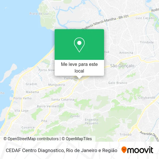 CEDAF Centro Diagnostico mapa