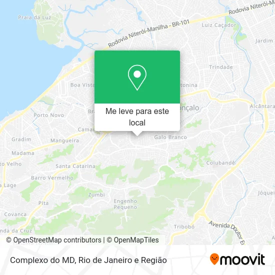 Complexo do MD mapa