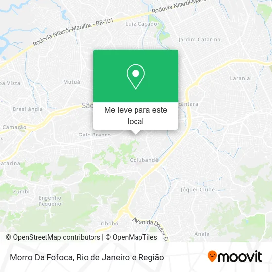 Morro Da Fofoca mapa