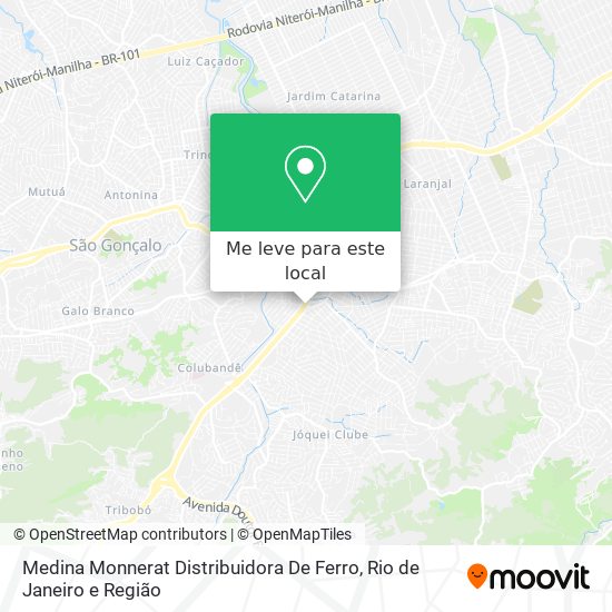 Medina Monnerat Distribuidora De Ferro mapa