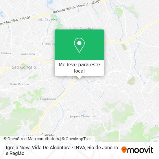Igreja Nova Vida De Alcântara - INVA mapa