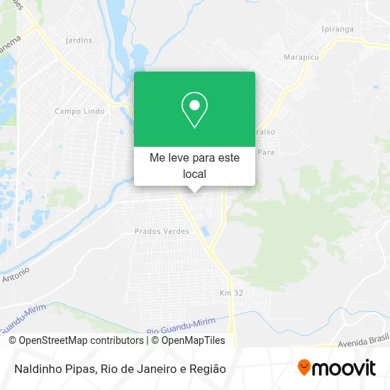 Naldinho Pipas mapa