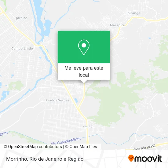 Morrinho mapa