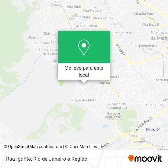 Rua Igarite mapa