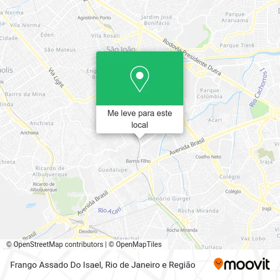 Frango Assado Do Isael mapa