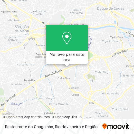 Restaurante do Chaguinha mapa