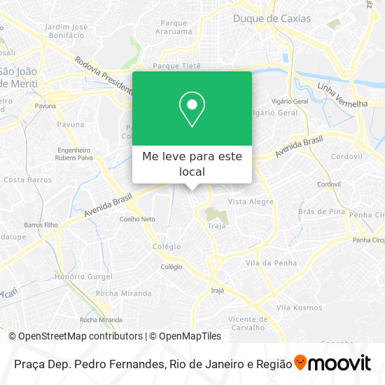 Praça Dep. Pedro Fernandes mapa