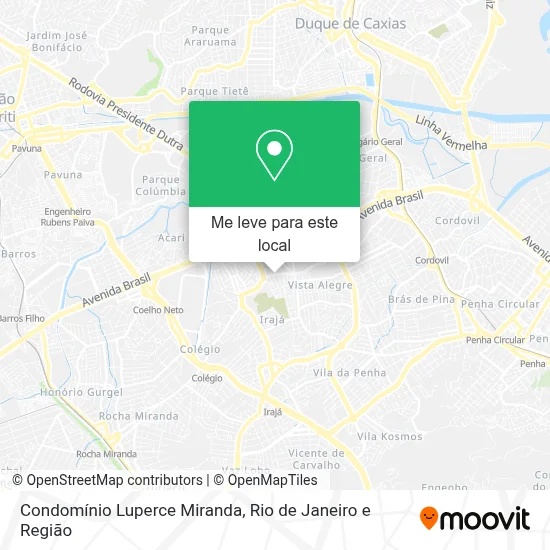 Condomínio Luperce Miranda mapa
