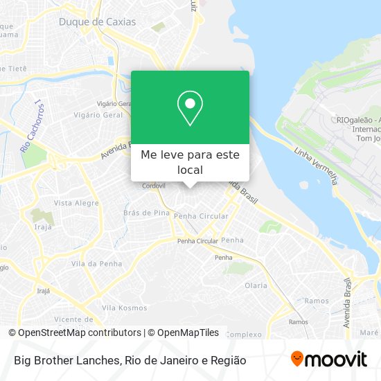 Big Brother Lanches mapa