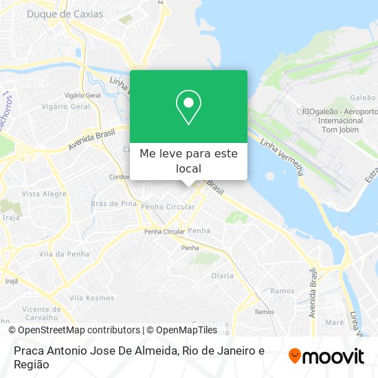 Praca Antonio Jose De Almeida mapa