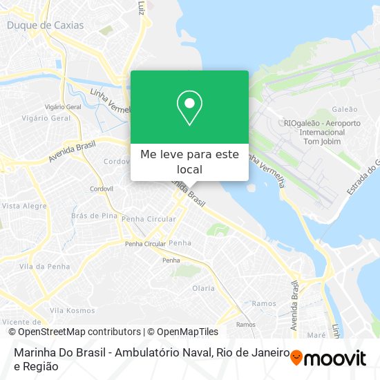 Marinha Do Brasil - Ambulatório Naval mapa