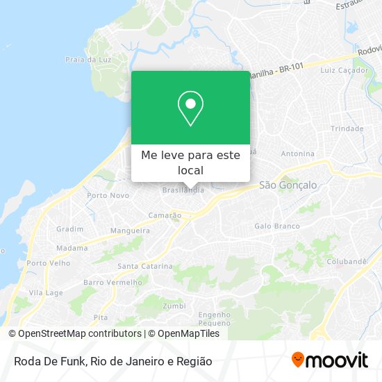 Roda De Funk mapa