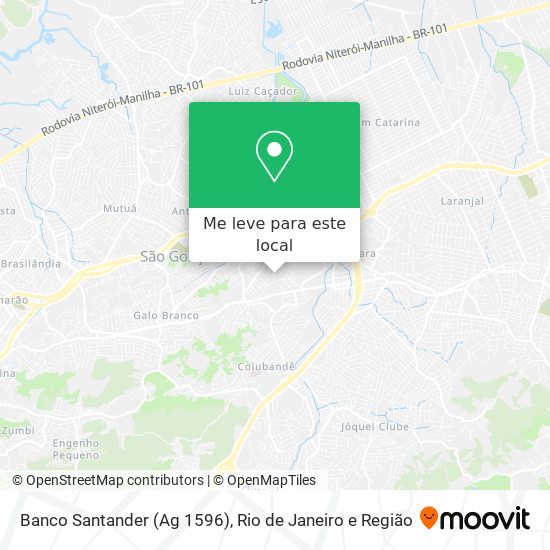 Banco Santander (Ag  1596) mapa
