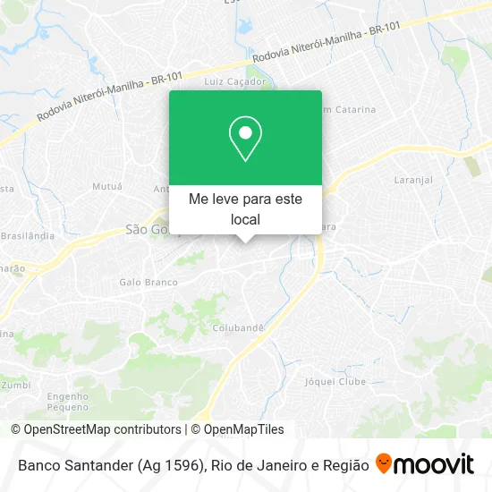 Banco Santander (Ag  1596) mapa