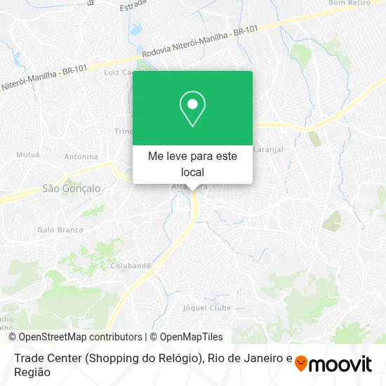 Trade Center (Shopping do Relógio) mapa