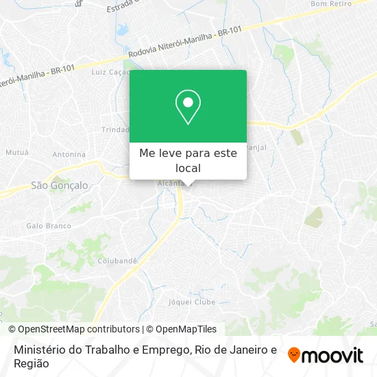 Ministério do Trabalho e Emprego mapa