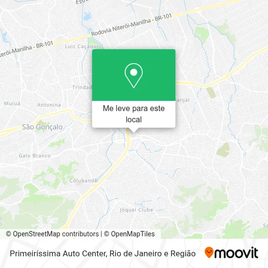 Primeiríssima Auto Center mapa