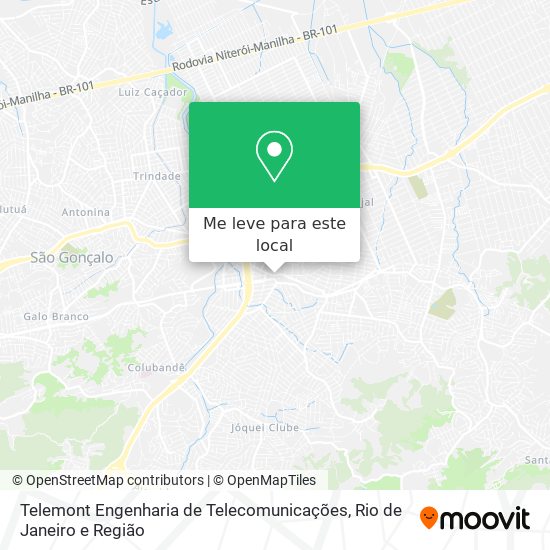 Telemont Engenharia de Telecomunicações mapa