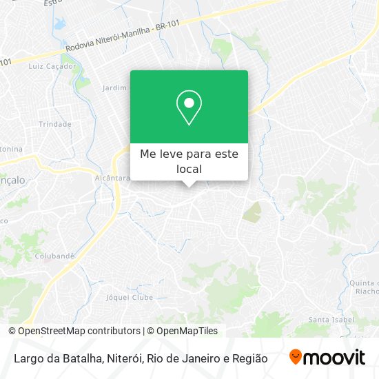 Largo da Batalha, Niterói mapa