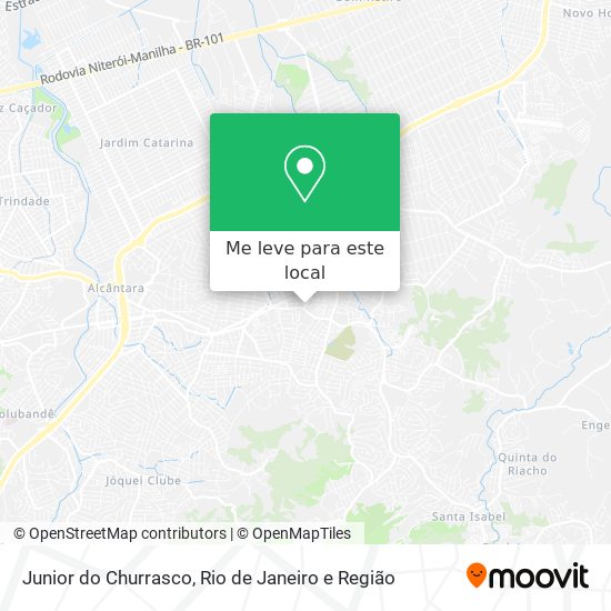 Junior do Churrasco mapa