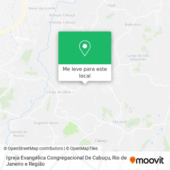 Igreja Evangélica Congregacional De Cabuçu mapa