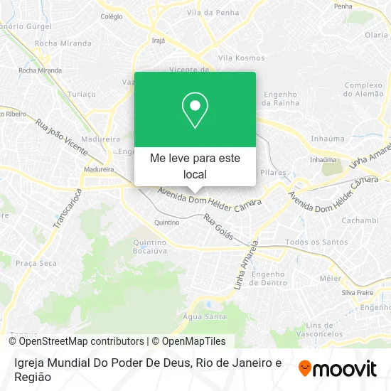 Igreja Mundial Do Poder De Deus mapa