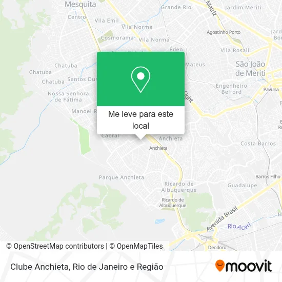 Clube Anchieta mapa
