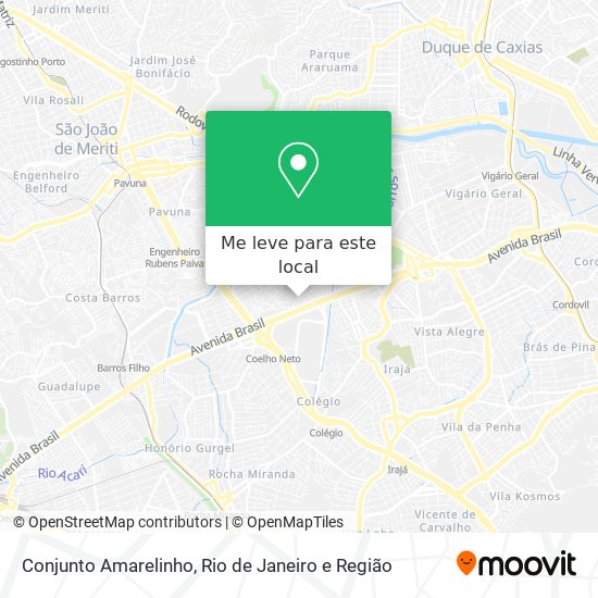 Conjunto Amarelinho mapa