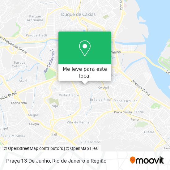 Praça 13 De Junho mapa