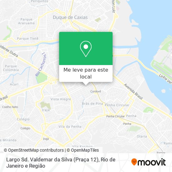 Largo Sd. Valdemar da Silva (Praça 12) mapa