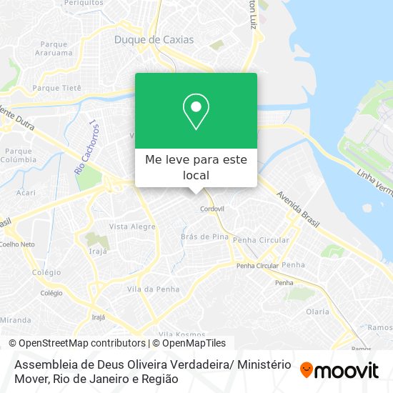 Assembleia de Deus Oliveira Verdadeira/ Ministério Mover mapa