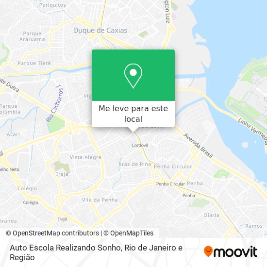 Auto Escola Realizando Sonho mapa