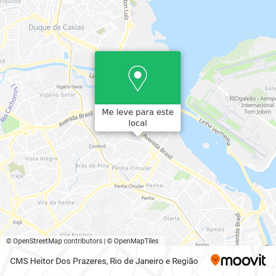 CMS Heitor Dos Prazeres mapa