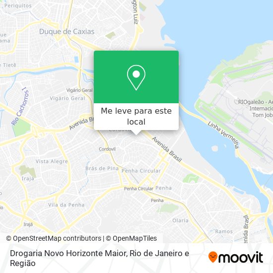 Drogaria Novo Horizonte Maior mapa
