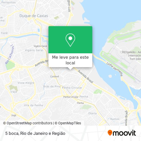 5 boca mapa