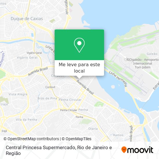 Central Princesa Supermercado mapa