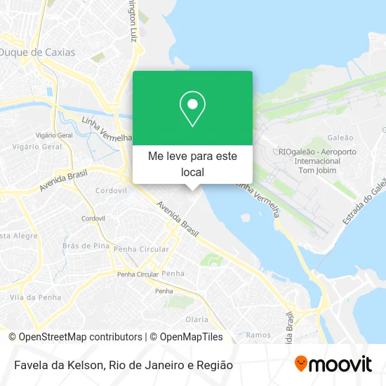 Favela da Kelson mapa