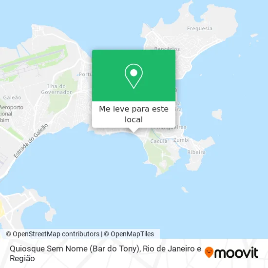 Quiosque Sem Nome (Bar do Tony) mapa
