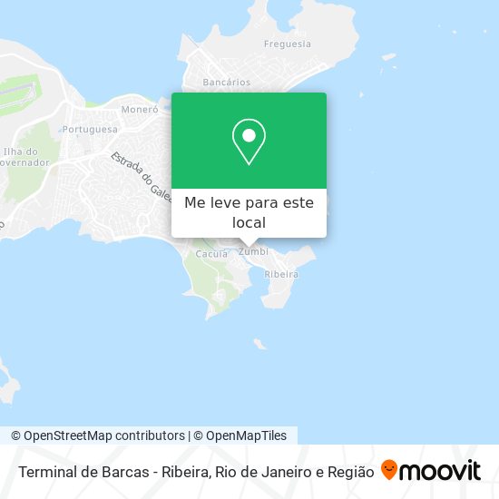 Terminal de Barcas - Ribeira mapa