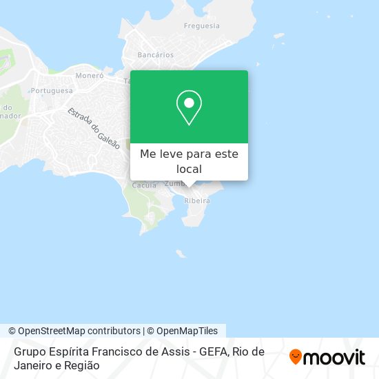 Grupo Espírita Francisco de Assis - GEFA mapa