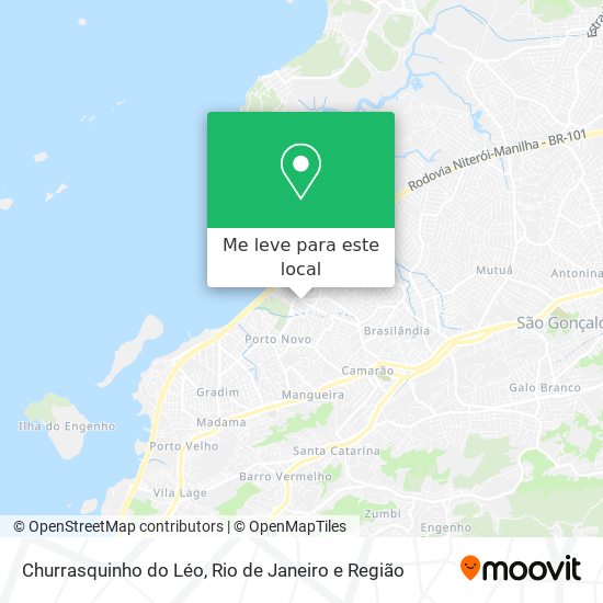 Churrasquinho do Léo mapa