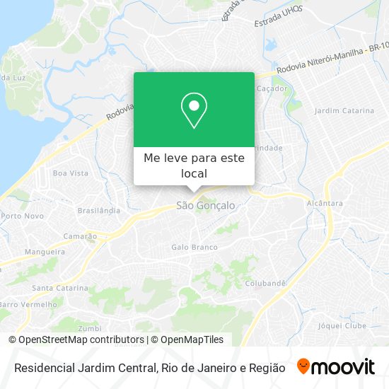 Residencial Jardim Central mapa