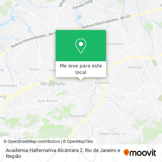 Academia Halternativa Alcântara 2 mapa