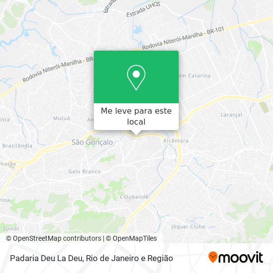 Padaria Deu La Deu mapa