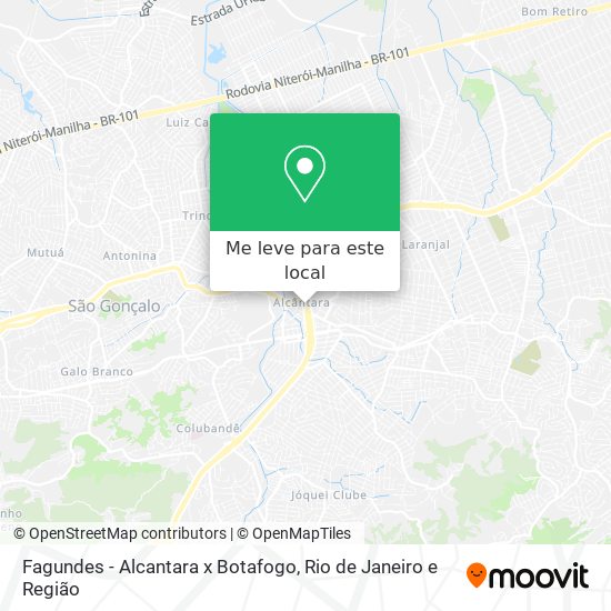 Fagundes - Alcantara x Botafogo mapa