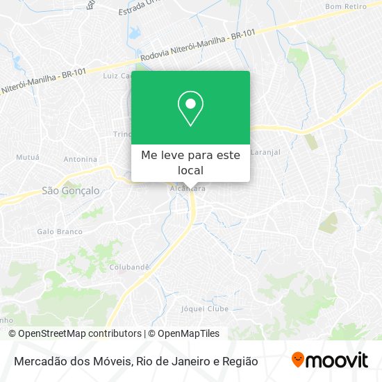 Mercadão dos Móveis mapa