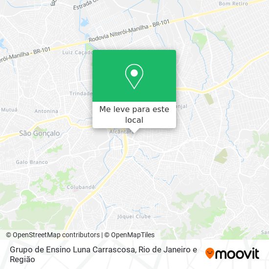 Grupo de Ensino Luna Carrascosa mapa