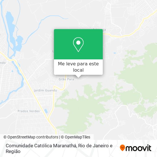 Comunidade Católica Maranathá mapa