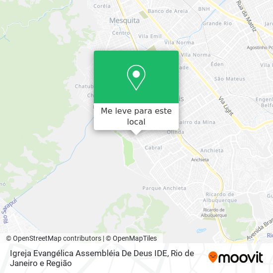 Igreja Evangélica Assembléia De Deus IDE mapa
